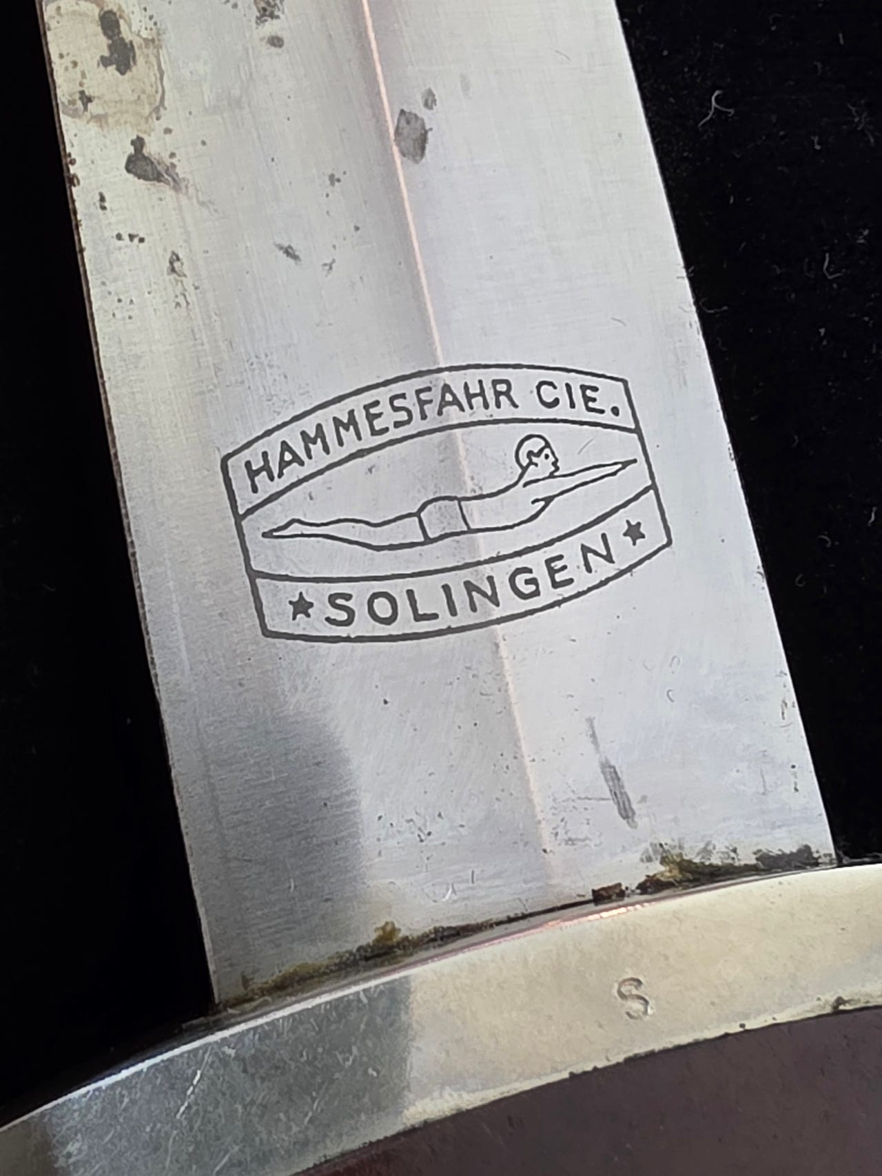Original WW2 SA Dagger by Hammesfahr Cie Solingen with Documents - Image 5