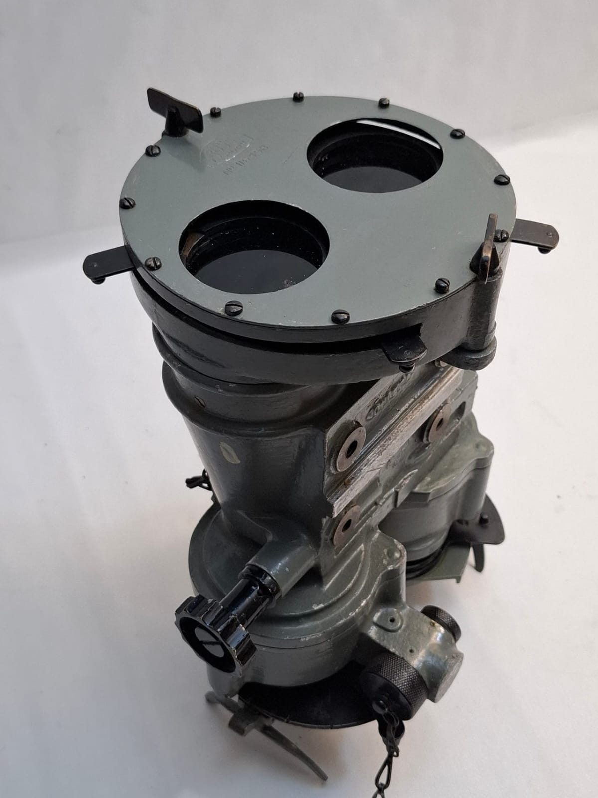 WWII British Naval Binoculars – Ross London – Royal Navy Military Optics - Image 4