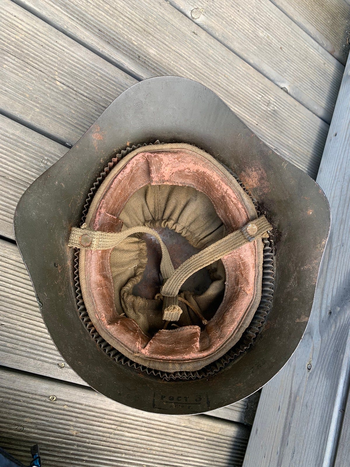 WWII Soviet SSH-36 Helmet – Original Red Star Badge - Image 4