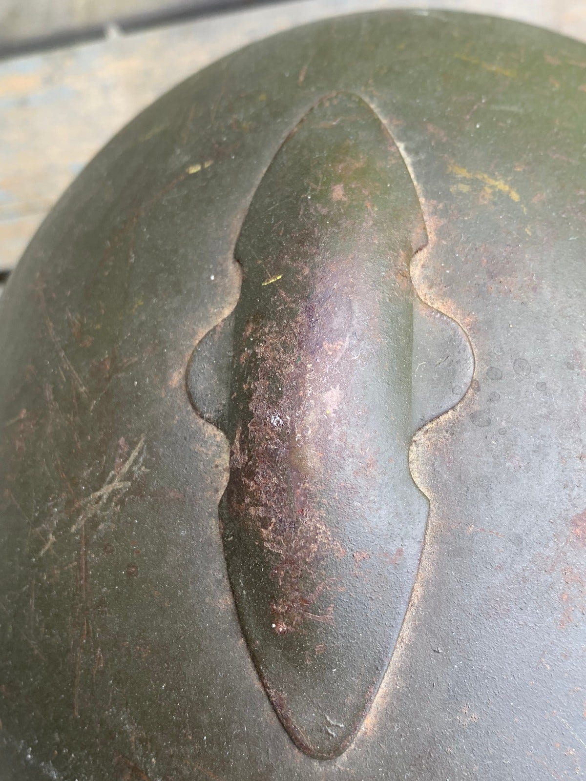 WWII Soviet SSH-36 Helmet – Original Red Star Badge - Image 5