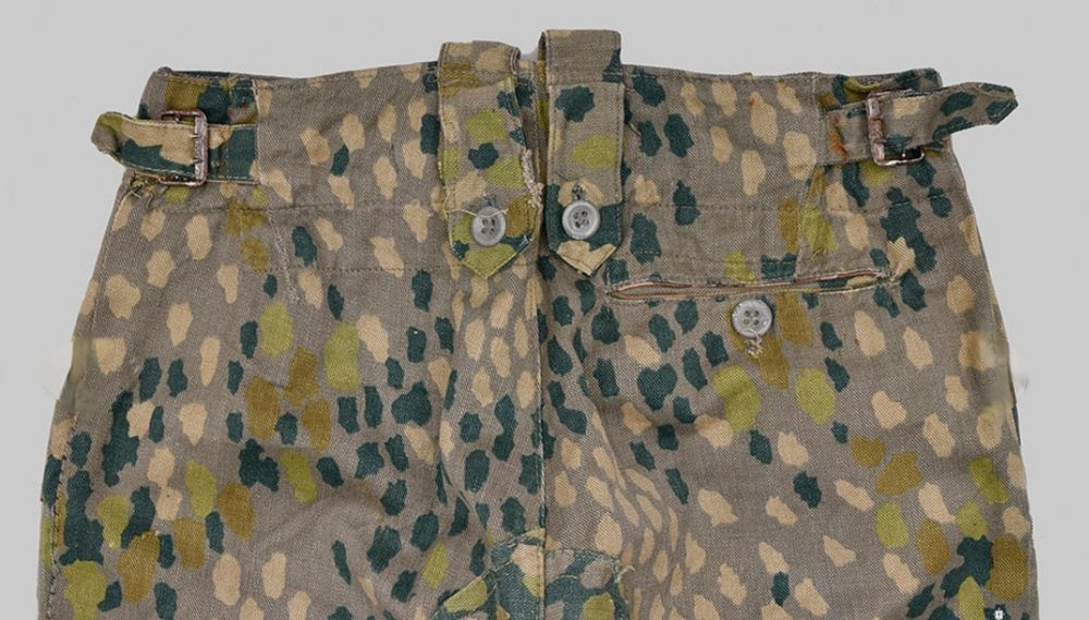 Original WWII Waffen-SS Combat Trousers - Image 4