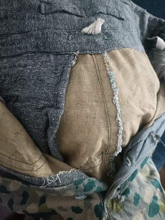 Original WWII Waffen-SS Combat Trousers - Image 7