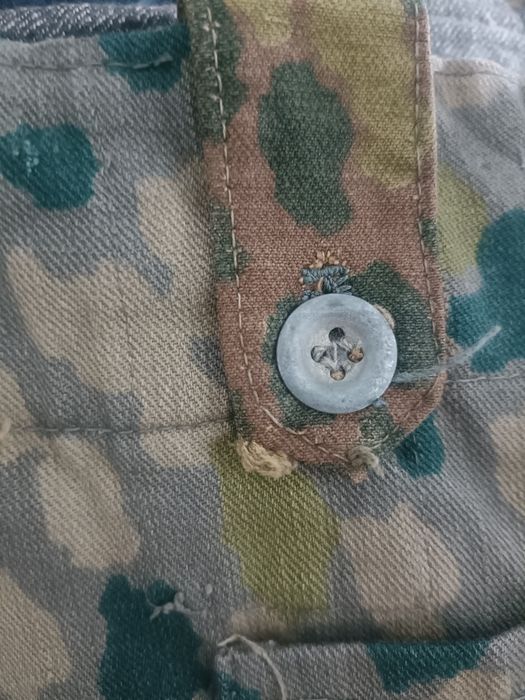 Original WWII Waffen-SS Combat Trousers - Image 8