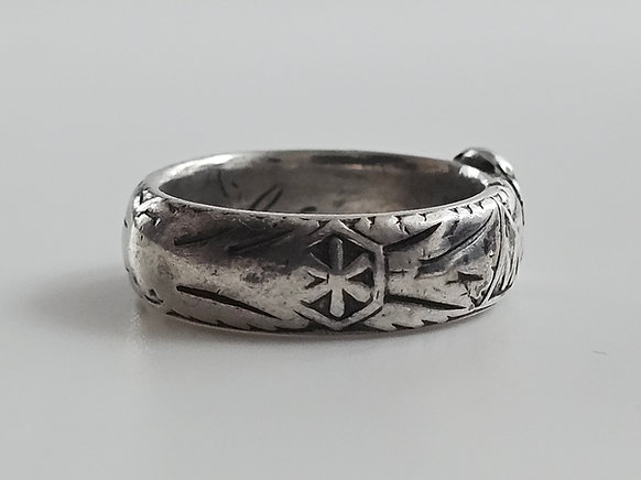 Rare original SS Totenkopfring (Death’s Head Ring) - Image 6