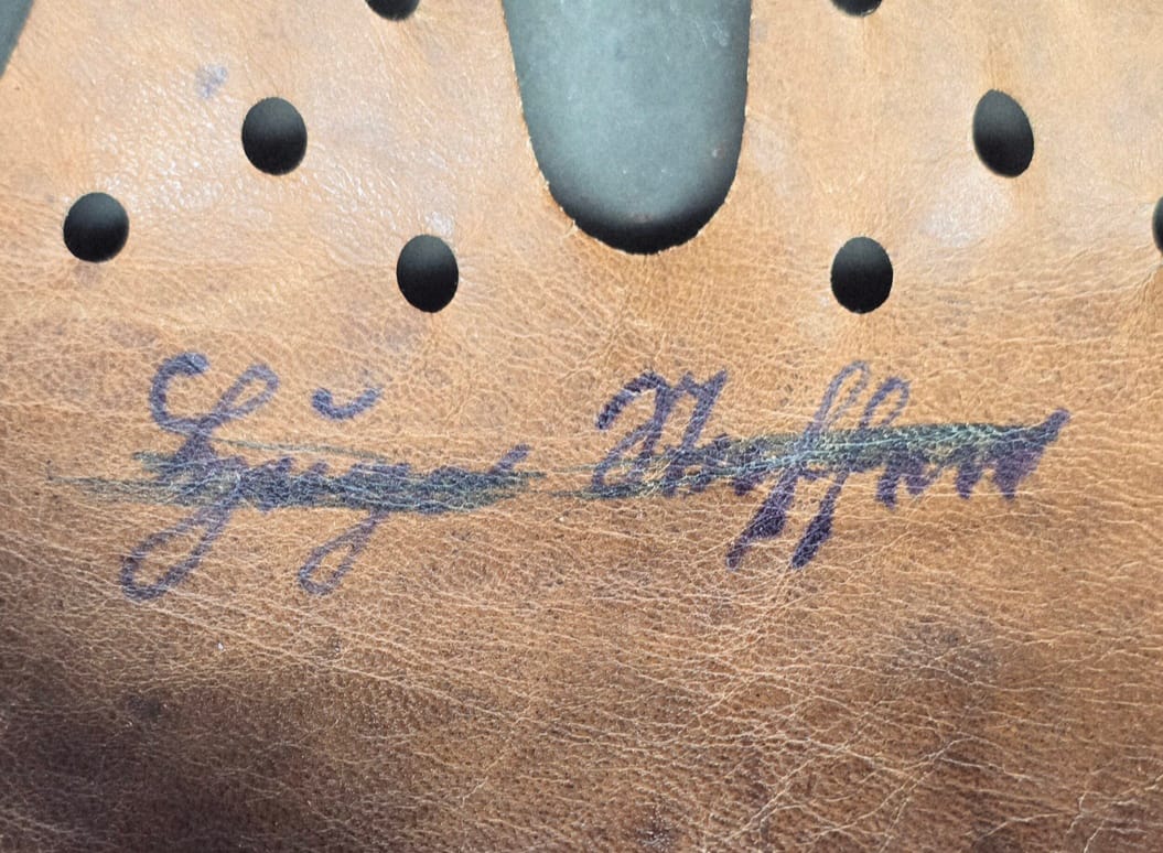 Original WWII Waffen-SS M35 Double Decal Helmet (ET64) - Image 3