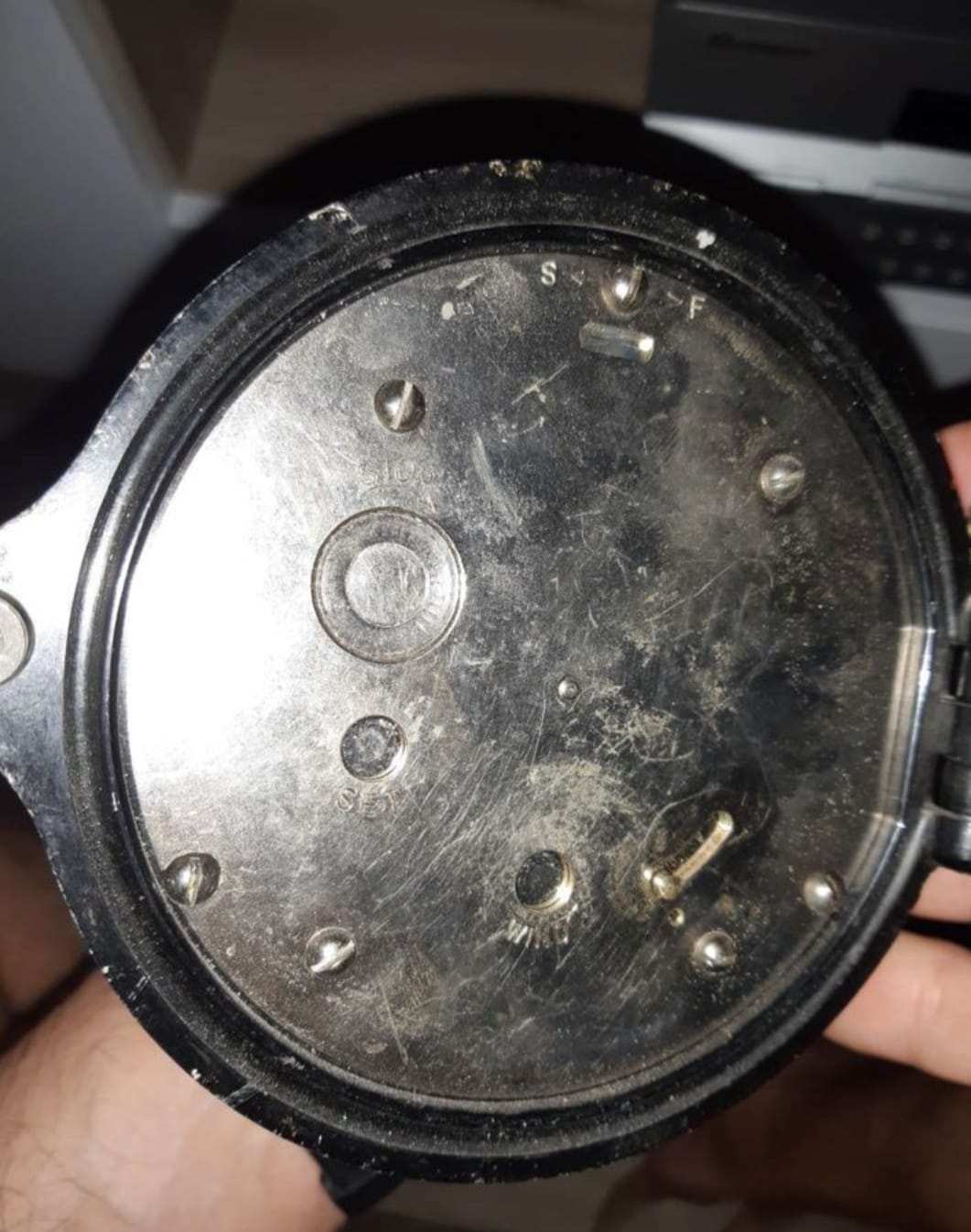 Original United States Navy Mark I boat clock - Image 3