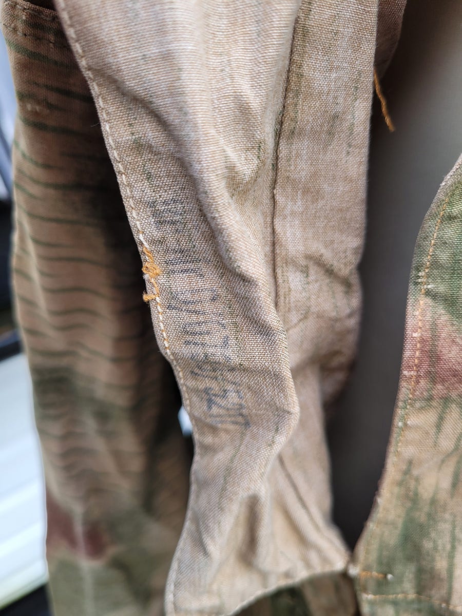 WWII German Wehrmacht Sumpftarn Sniper Smock - Image 6