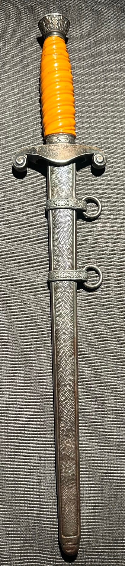 Original German WW2 Wehrmacht (Heer) Officer Dagger - Image 5