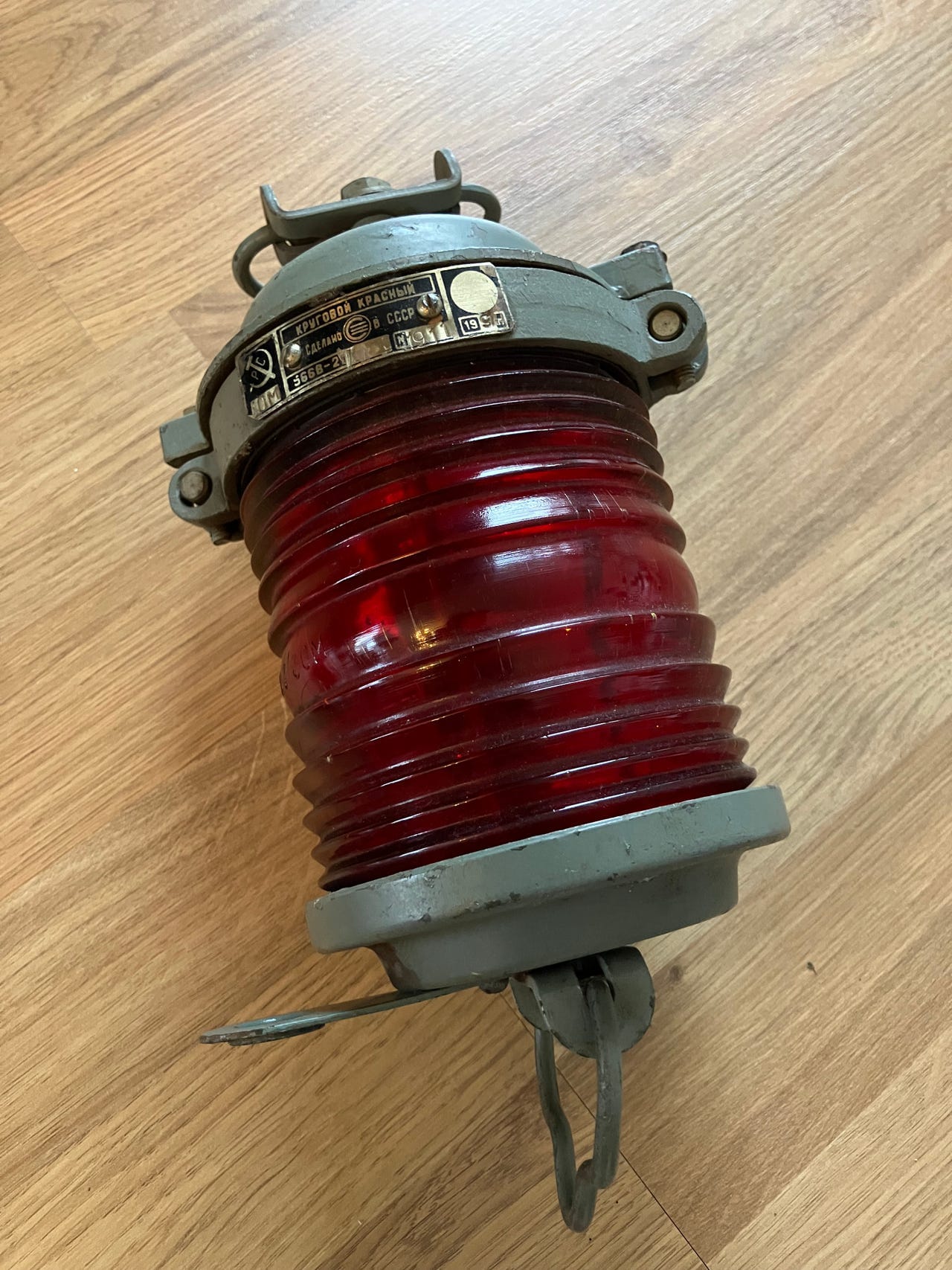 Rare vintage Soviet submarine lantern from the USSR. - Image 9
