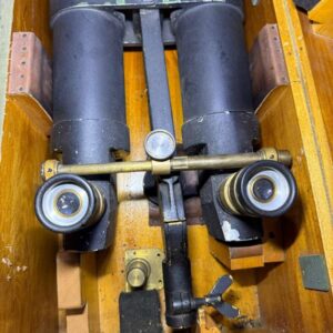 WWII Military Binoculars / Observation Telescope with Tripod & Original Transport Case – O.W.G.