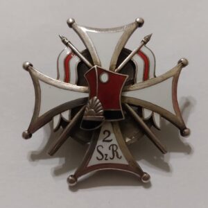 WWII Polish Army 2nd Light Cavalry Regiment badge